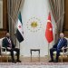 جانب من لقاء الرئيس التركي رجب طيب إردوغان ونظيره السوري الانتقالي أحمد الشرع في أنقرة 4 فبراير الماضي (الرئاسة التركية)