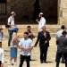 بن غفير في باحة المسجد الأقصى اليوم (رويترز)