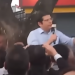 المرشح الرئاسي الكولومبي ميغيل أوريبي يتحدث إلى أنصاره قبل لحظات من إطلاق النار عليه وإصابته (يوتيوب)