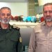 صورة نشرتها مواقع «الحرس الثوري» من جولة تفقدية لرئيس الأركان إلى موقع صاروخي في مكان غير معروف