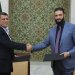الشرع وعبدي وقعا بدمشق يوم 10 مارس 2025 اتفاقاً لدمج «قسد» في مؤسسات الدولة السورية (أ.ب)