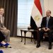 السيسي خلال لقاء مع كايا كالاس الممثلة العليا للاتحاد الأوروبي للشؤون الخارجية والسياسة الأمنية (حساب المسؤولة الأوروبية - إكس)