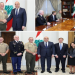 صور مرّكبة للقاء الرئيس اللبناني مع الجنرال الأميركي (الوكالة الوطنية للأنباء)