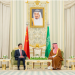 الأمير محمد بن سلمان ولي العهد السعودي يستقبل في الديوان الملكي بقصر اليمامة بالرياض نائب الرئيس الصيني (واس)