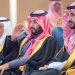 الأمير محمد بن سلمان ولي العهد رئيس مجلس الوزراء السعودي خلال رعايته افتتاح مرافق قاعدة الملك سلمان الجوية بالقطاع الأوسط (واس)