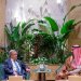 ولي العهد السعودي الأمير محمد بن سلمان مستقبلاً أمين عام الأمم المتحدة أنطونيو غوتيريش في الرياض الأربعاء (واس)