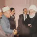 Şeyh Muhammed Mehdi Şemseddin, Mısır’a gerçekleştirdiği ziyaretten bir kare (Merhum şeyhin arşivinden)
