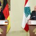 الرئيسان اللبناني جوزيف عون والألماني فرنك فالتر شتاينماير خلال مؤتمر صحافي مشترك (الرئاسة اللبنانية)