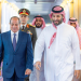 الأمير محمد بن سلمان ولي العهد رئيس مجلس الوزراء السعودي يستقبل الرئيس المصري عبد الفتاح السيسي في جدة (واس)