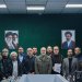 قاليباف يؤدي القسم مع هيئة رئاسة البرلمان في بداية السنة البرلمانية الجديدة الأحد (موقع البرلمان الإيراني)