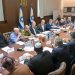 رئيس الوزراء بنيامين نتنياهو يرأس اجتماع الكابينت الإسرائيلي في يناير 2025 (د.ب.أ)