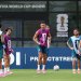 رونالدو يتوسط زملائه في تدريب البرتغال قبل الموقعه الساخنة أمام إسبانيا (ا ف ب)