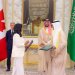 جانب من مراسم توقيع المذكرات بحضور ولي العهد السعودي ورئيس الوزراء الكندي في جدة الخميس (واس)