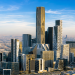 برج صندوق الاستثمارات العامة في مركز الملك عبد الله المالي بالعاصمة السعودية الرياض (الشرق الأوسط)