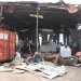 هجمات الحوثيين على ميناء المخا أدت إلى خسائر مادية وبشرية (أ.ف.ب)