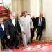 عراقجي لدى استقبال نظيره العماني بدر البوسعيدي في طهران اليوم (الخارجية الإيرانية)