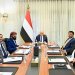 جانب من الاجتماع المشترك لمجلس القيادة الرئاسي اليمني مع الحكومة (سبأ)