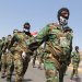 عناصر من «الحشد الشعبي» يشاركون في عرض عسكري ببغداد (أرشيفية - غيتي)