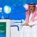 محمد أبو نيان المؤسس ورئيس مجلس الإدارة في شركة «أكوا»، خلال حديثه في الجلسة (الشرق الأوسط)