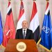 رئيس مجلس القيادة الدكتور رشاد العليمي متحدثاً للشعب اليمني بمناسبة ذكرى «ثورة 14 أكتوبر» الثلاثاء (سبأ)