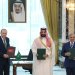 محمد بن سلمان ورجب طيب إردوغان وشهباز شريف عقب توقيع «اتفاقية مكة» (الرئاسة التركية)