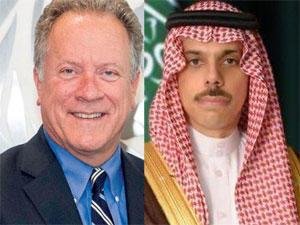 فیصل بن فرحان بن عبدالله و دیوید بیزلی