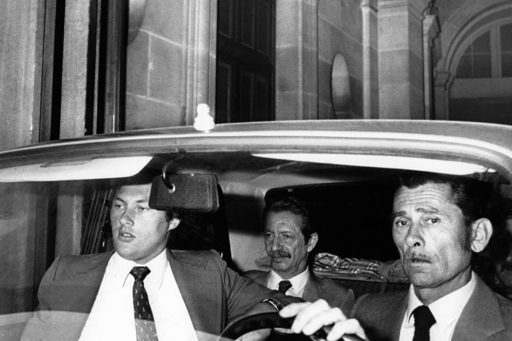 Former Iranian Prime Minister Shapour Bakhtiar in Paris the day after an assassination attempt against him in 1980 (AFP)